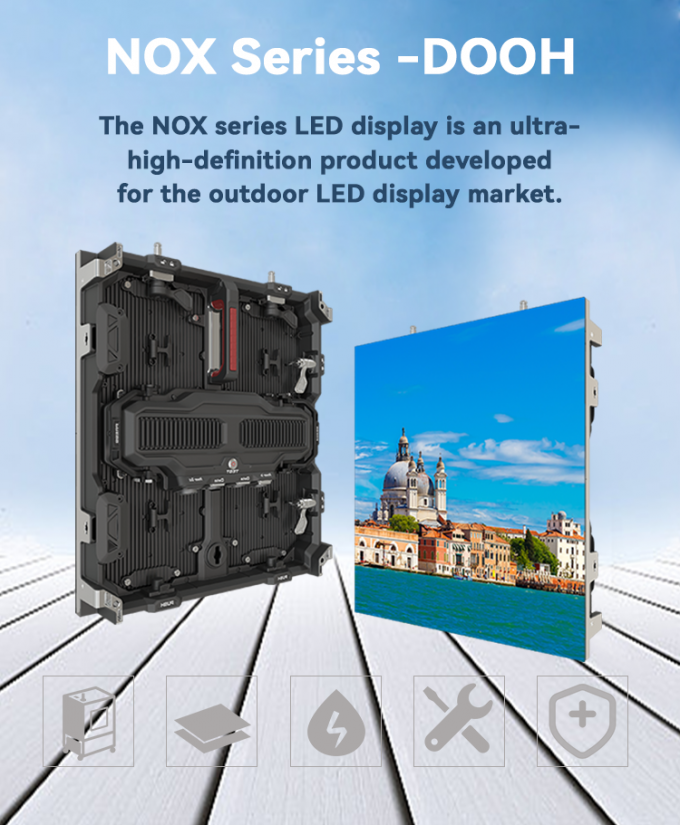 500×500mm waterproof LED screen display